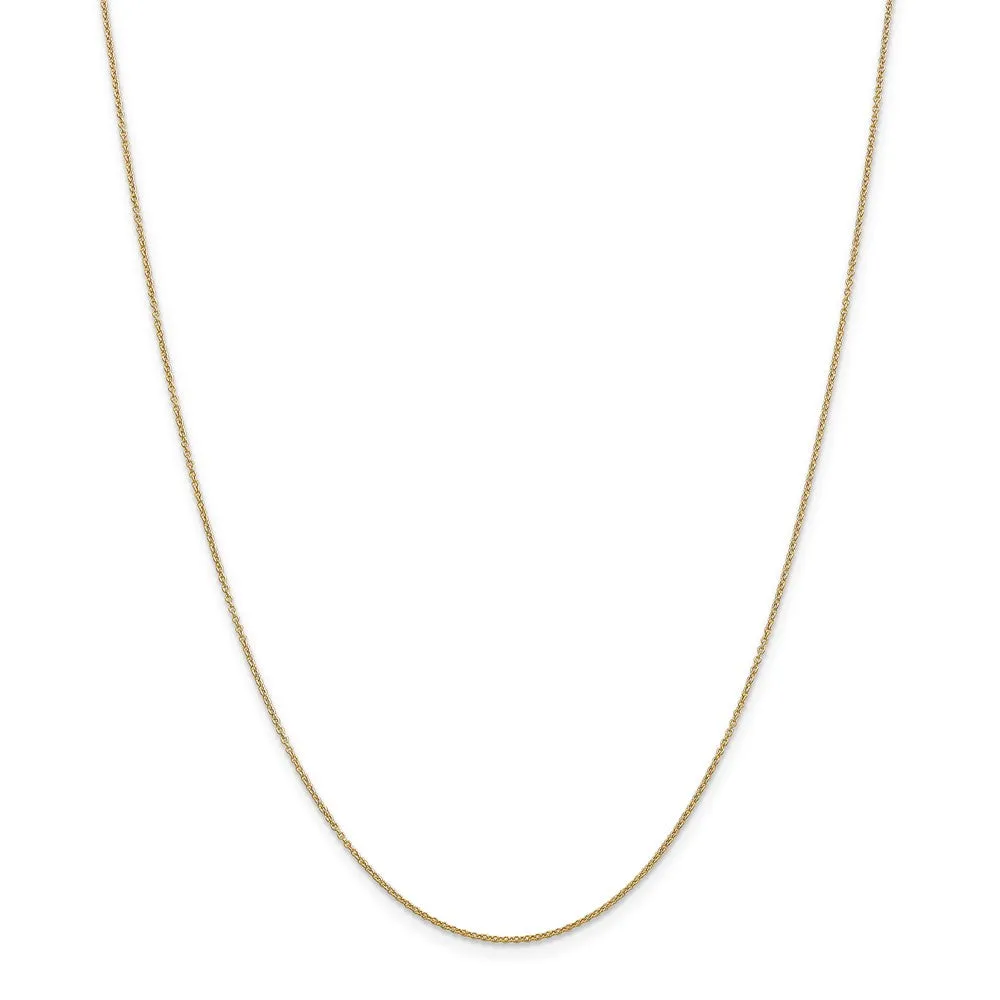 14k Yellow Gold 3D Baseball Necklace