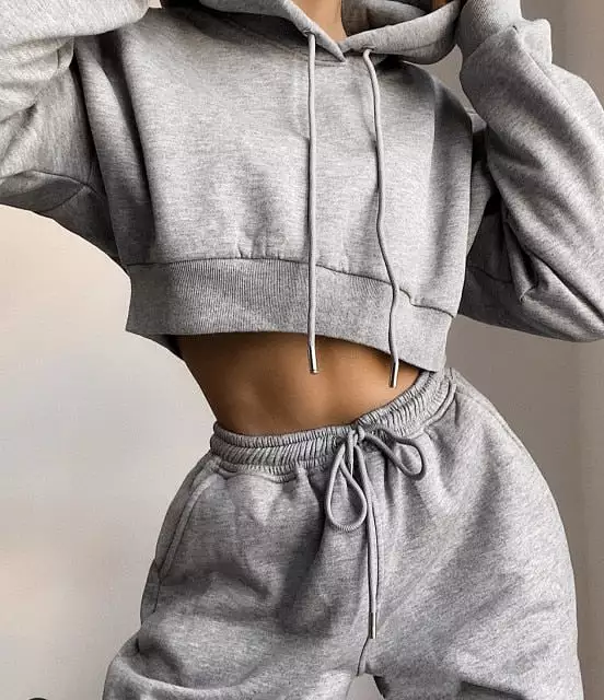 2022 Winter Fashion Outfits for Women Tracksuit Hoodies Sweatshirt and Sweatpant