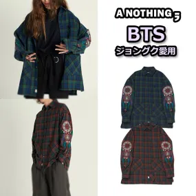 A NOTHING  |Tartan Other Plaid Patterns Unisex Street Style Long Sleeves