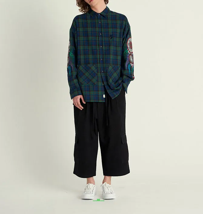 A NOTHING  |Tartan Other Plaid Patterns Unisex Street Style Long Sleeves