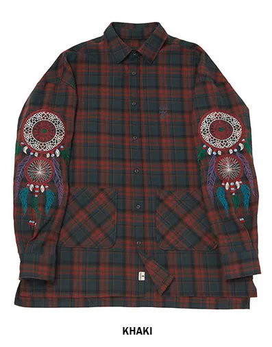 A NOTHING  |Tartan Other Plaid Patterns Unisex Street Style Long Sleeves