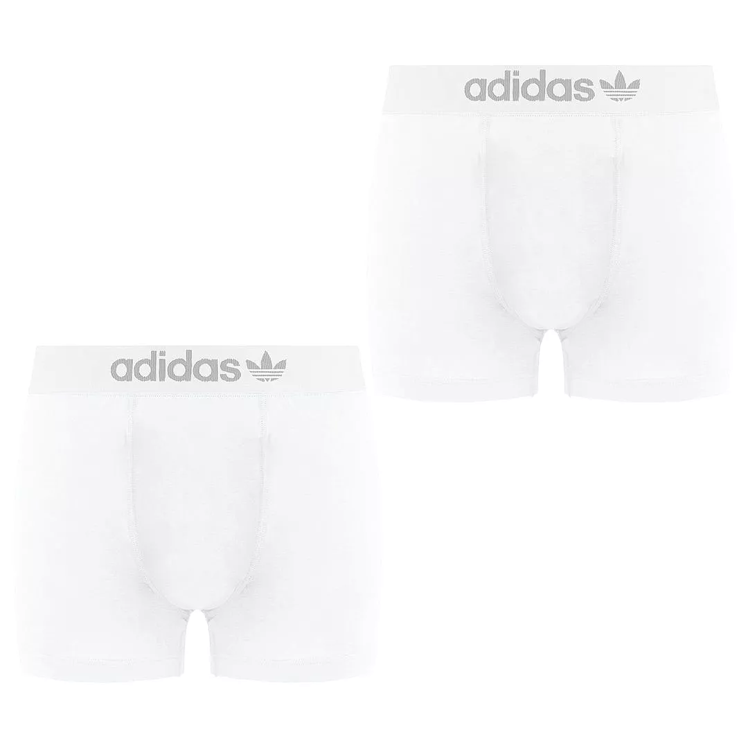 Adidas 2-Pack Comfort Flex Mens White Boxer Shorts