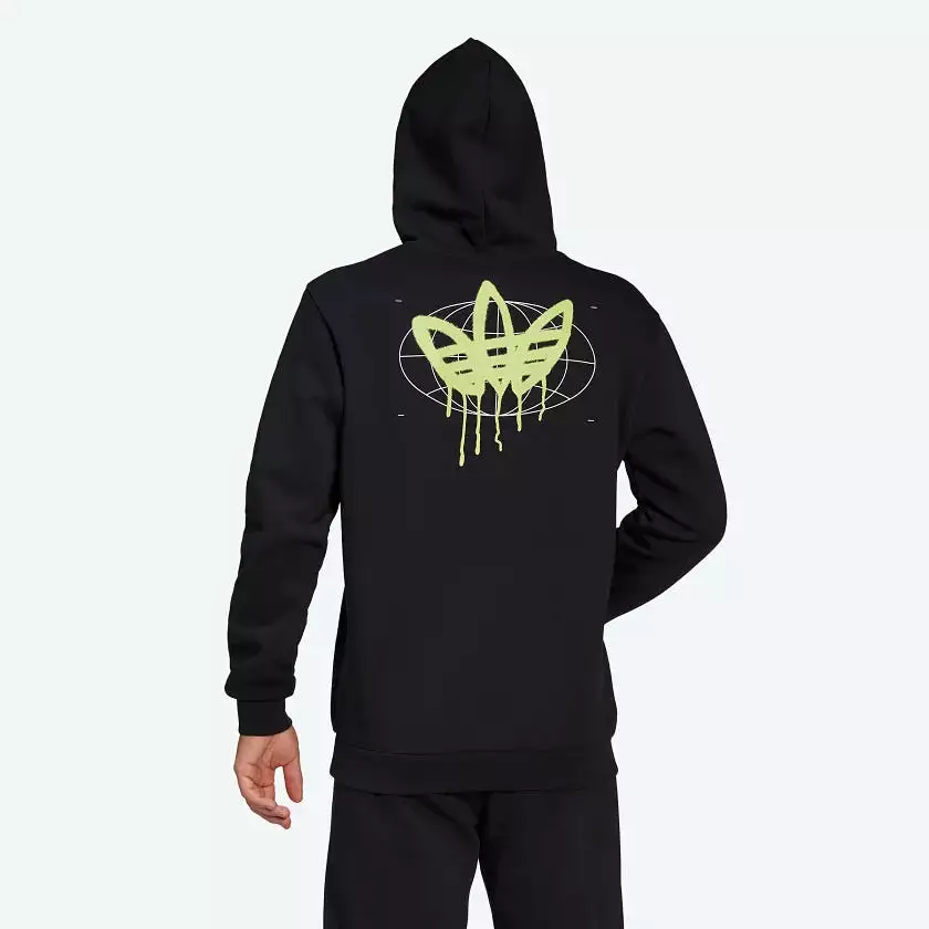 Adidas Men's Behind the Trefoil Logo Hoodie HC7120