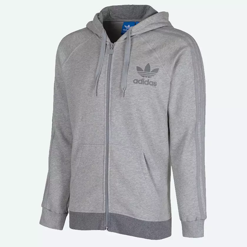 adidas Men's Trefoil Fleece Track Jacket AB7587