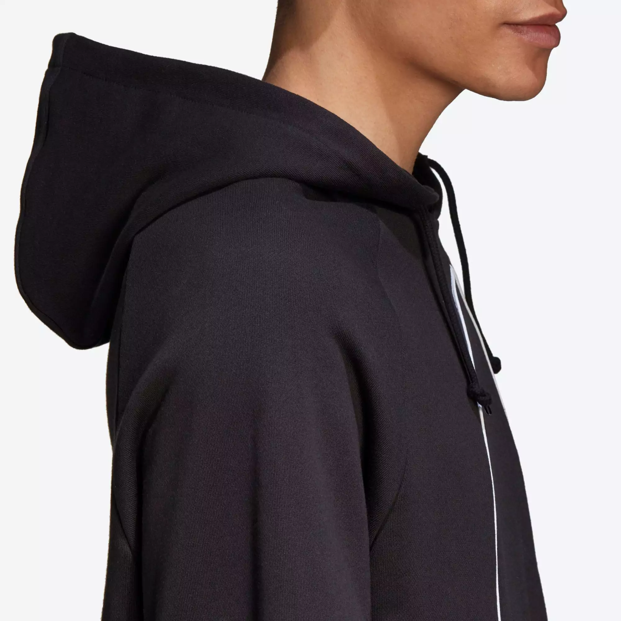 Adidas Originals Men's Big Trefoil Outline Hoodie - Black