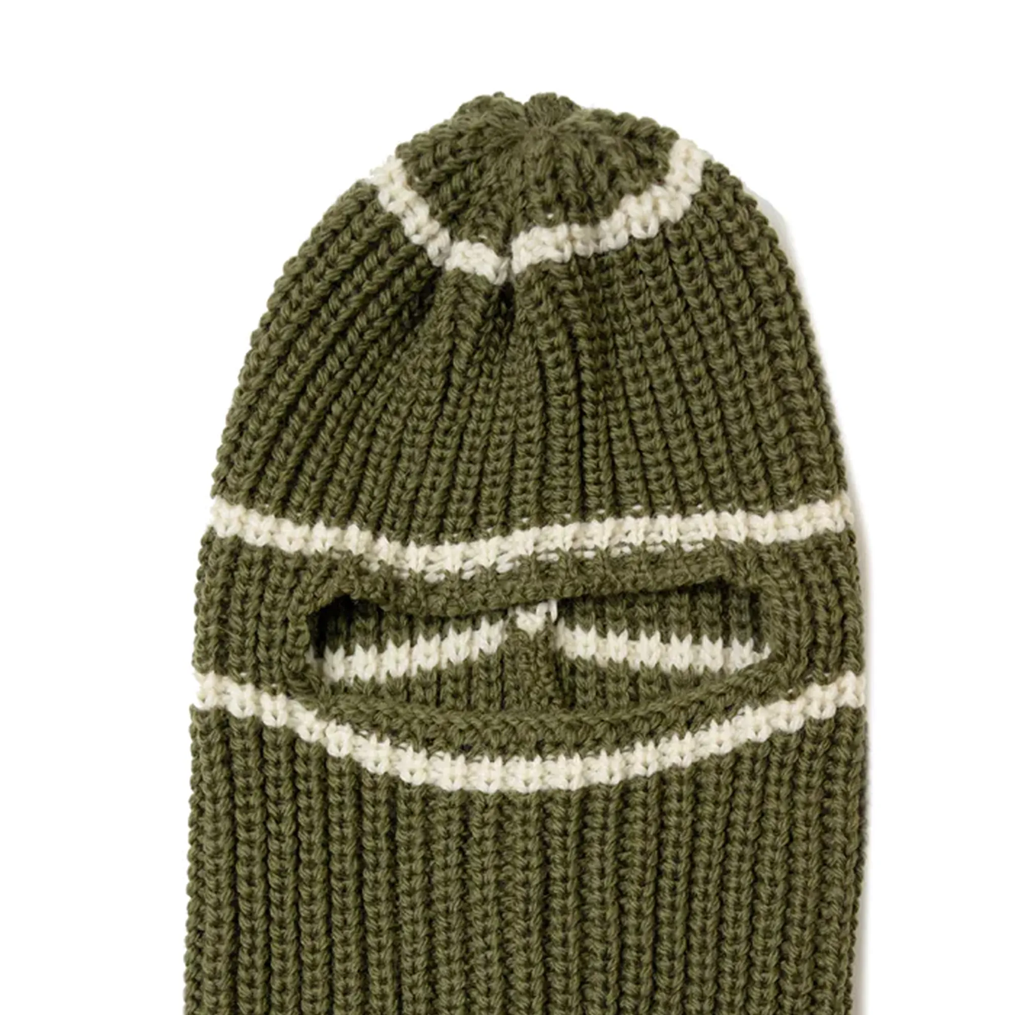 Afield Out Stripe Balaclava Army Green