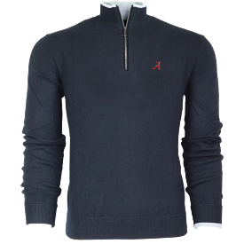 Alabama Sebonack Quarter-Zip Sweater