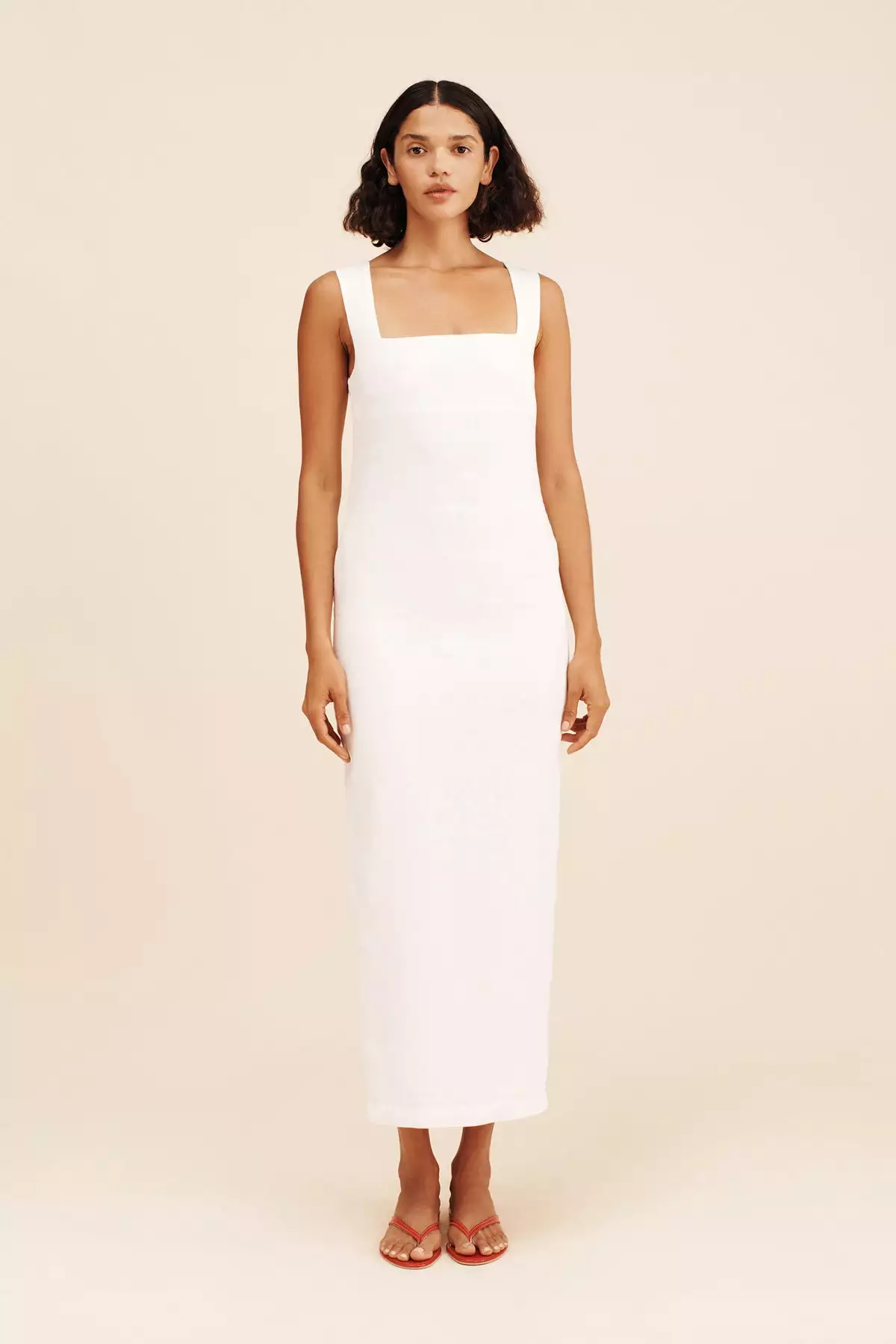 ALICE MIDI DRESS - IVORY