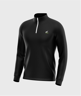 All Black Quarter-Zip