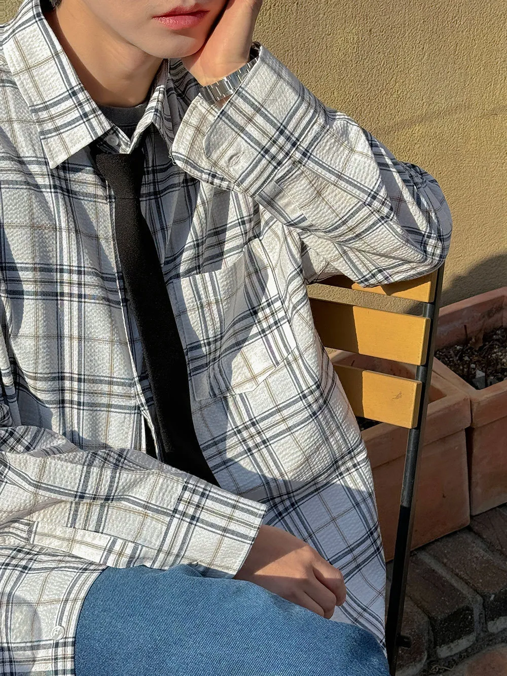 ASCLO  |Other Plaid Patterns Casual Style Unisex Street Style