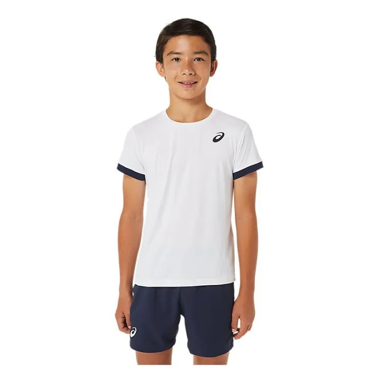 Asics Boys T-Shirt Tennis SS Top Jongens Wit