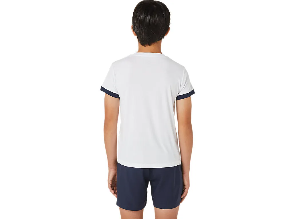 Asics Boys T-Shirt Tennis SS Top Jongens Wit