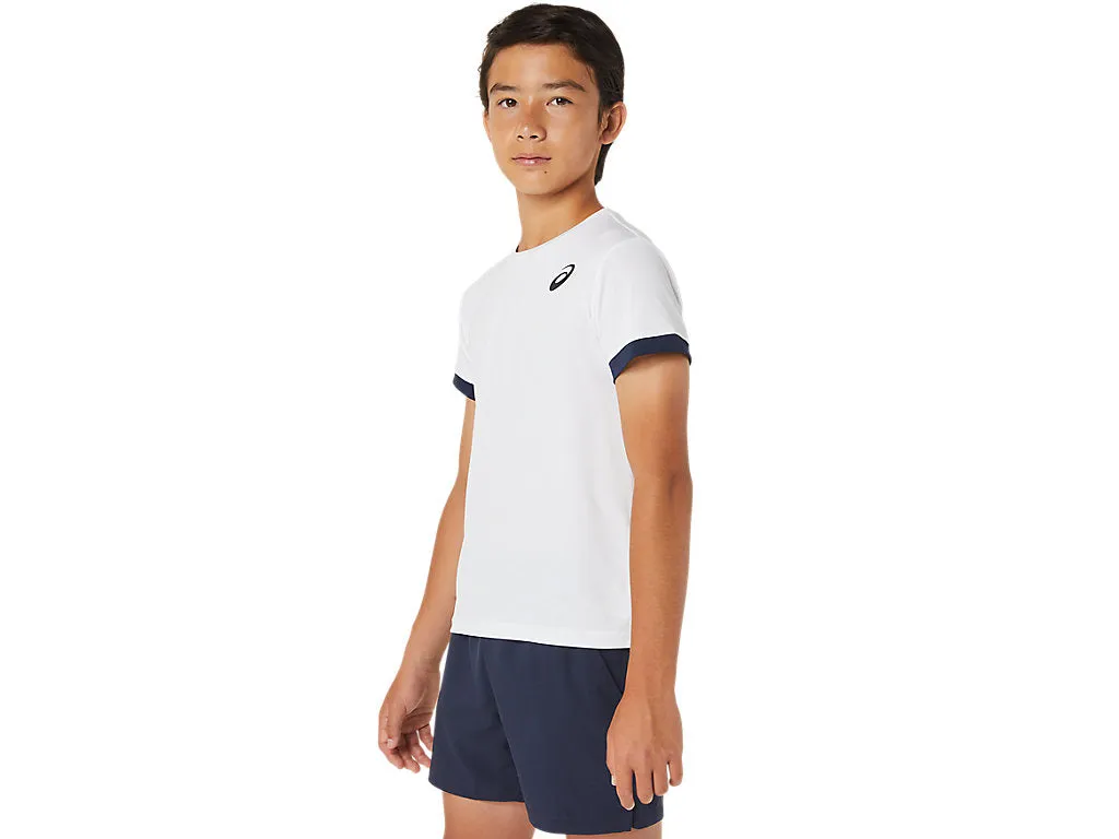 Asics Boys T-Shirt Tennis SS Top Jongens Wit