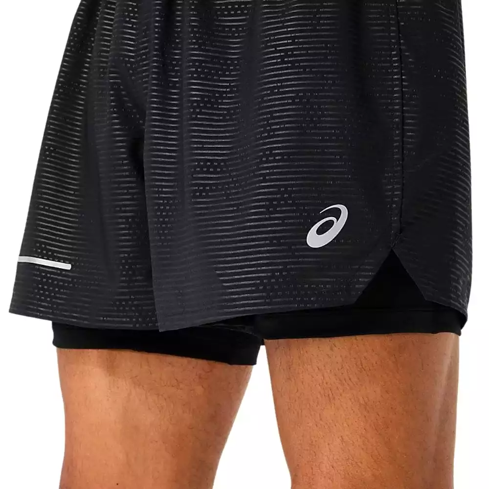 Asics Men's Lite-Show 2-N-1 5IN Short