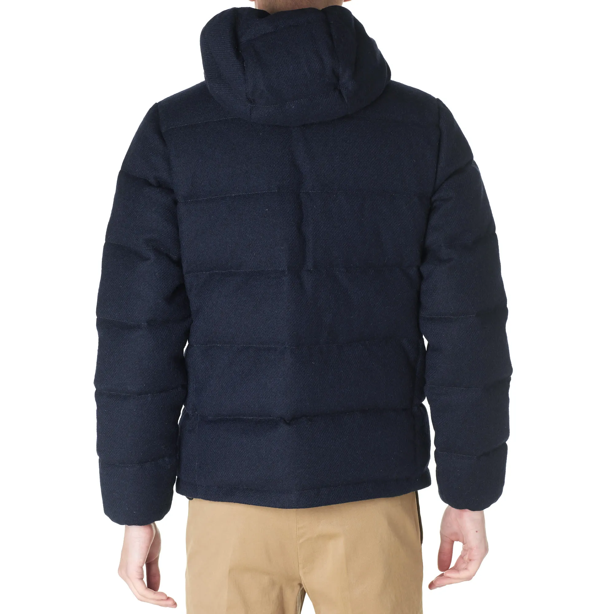 Aspesi Shetland Wool Axe JacketNavy