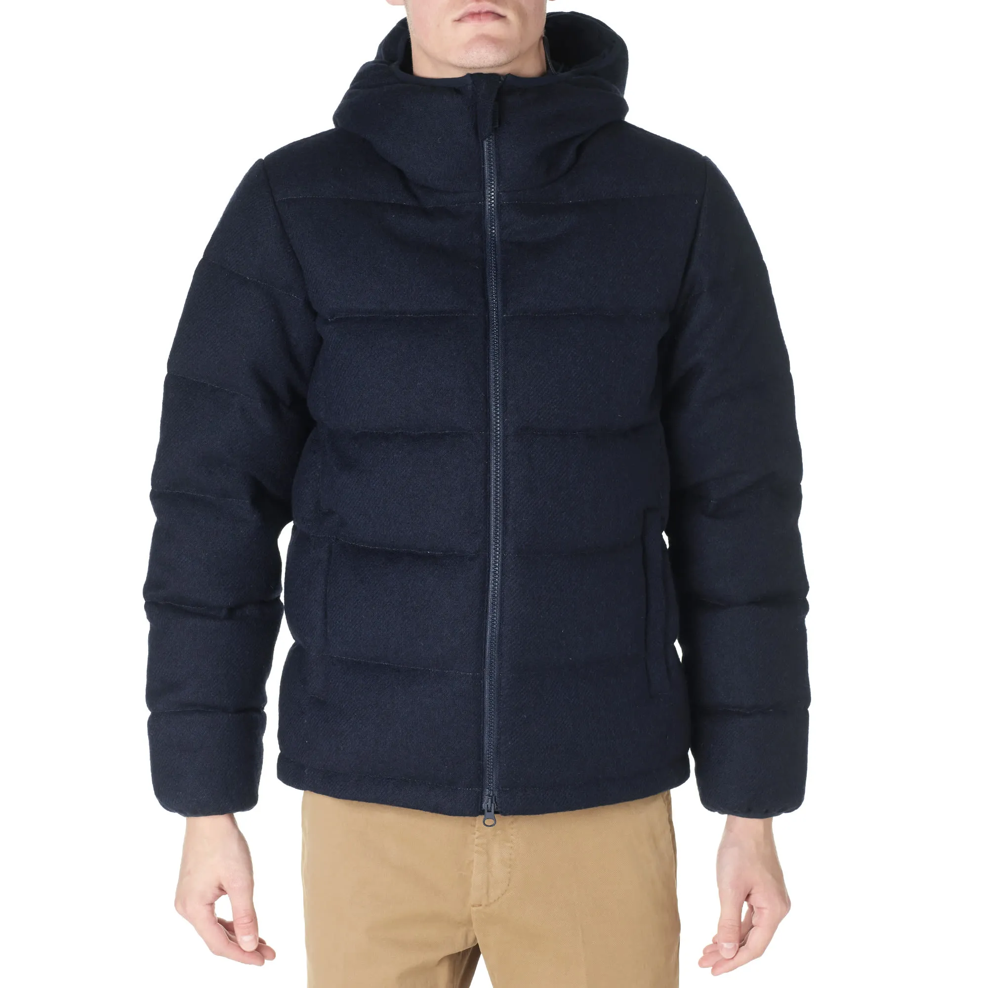 Aspesi Shetland Wool Axe JacketNavy