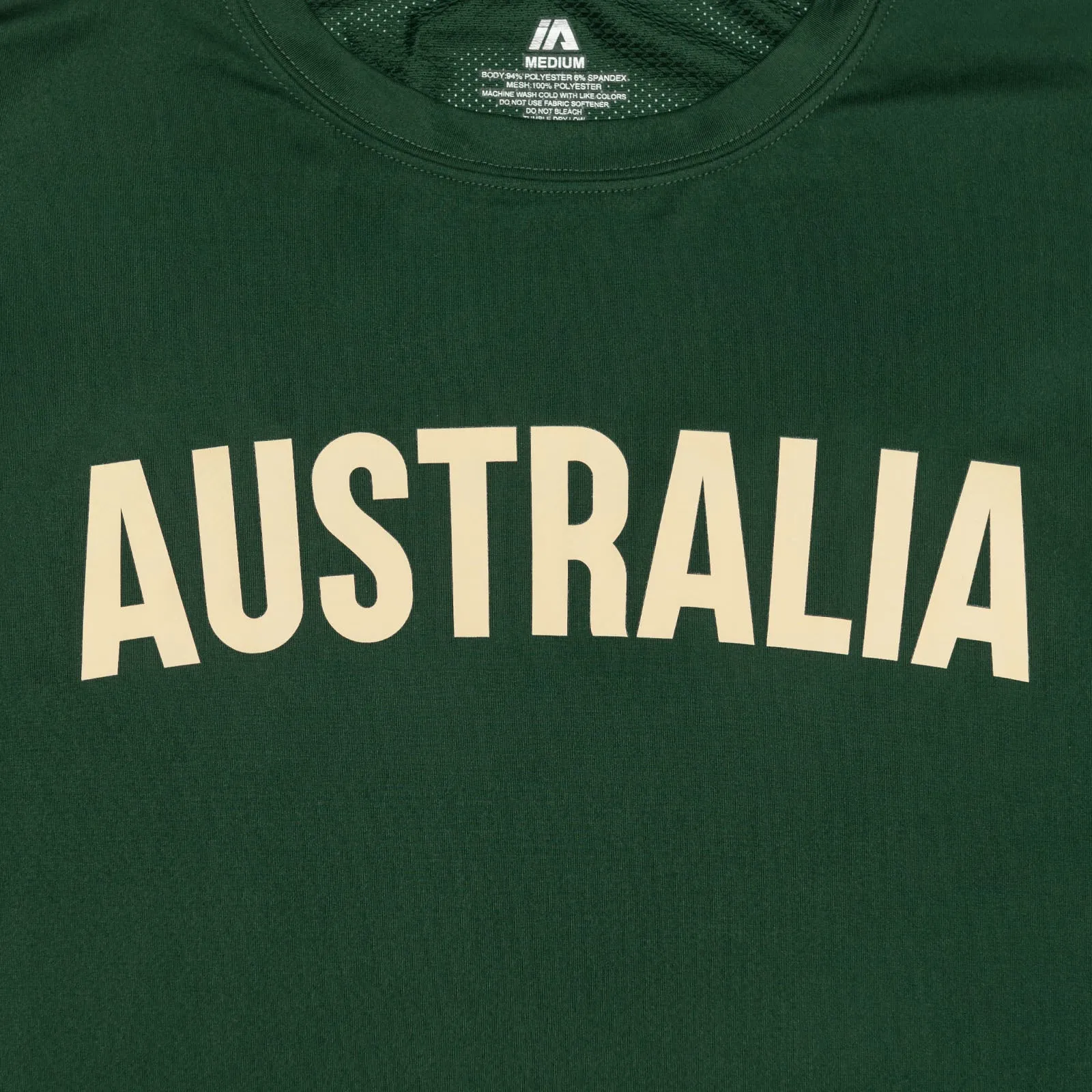 Australian Boomers 2023 FIBA Basketball World Cup iPerform T-Shirt - Green