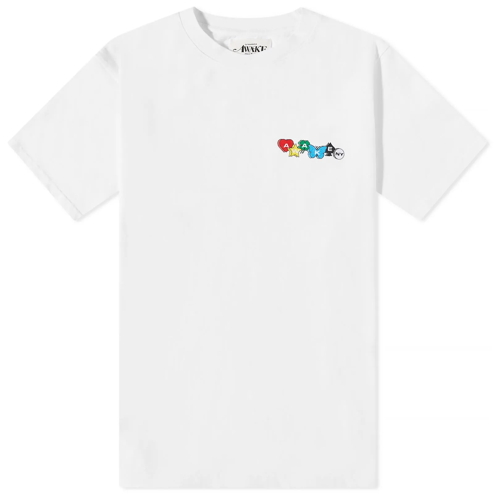 Awake NY Charm Logo T-ShirtWhite