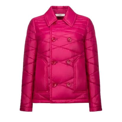 Bally Womens Puffer Coat in Pink