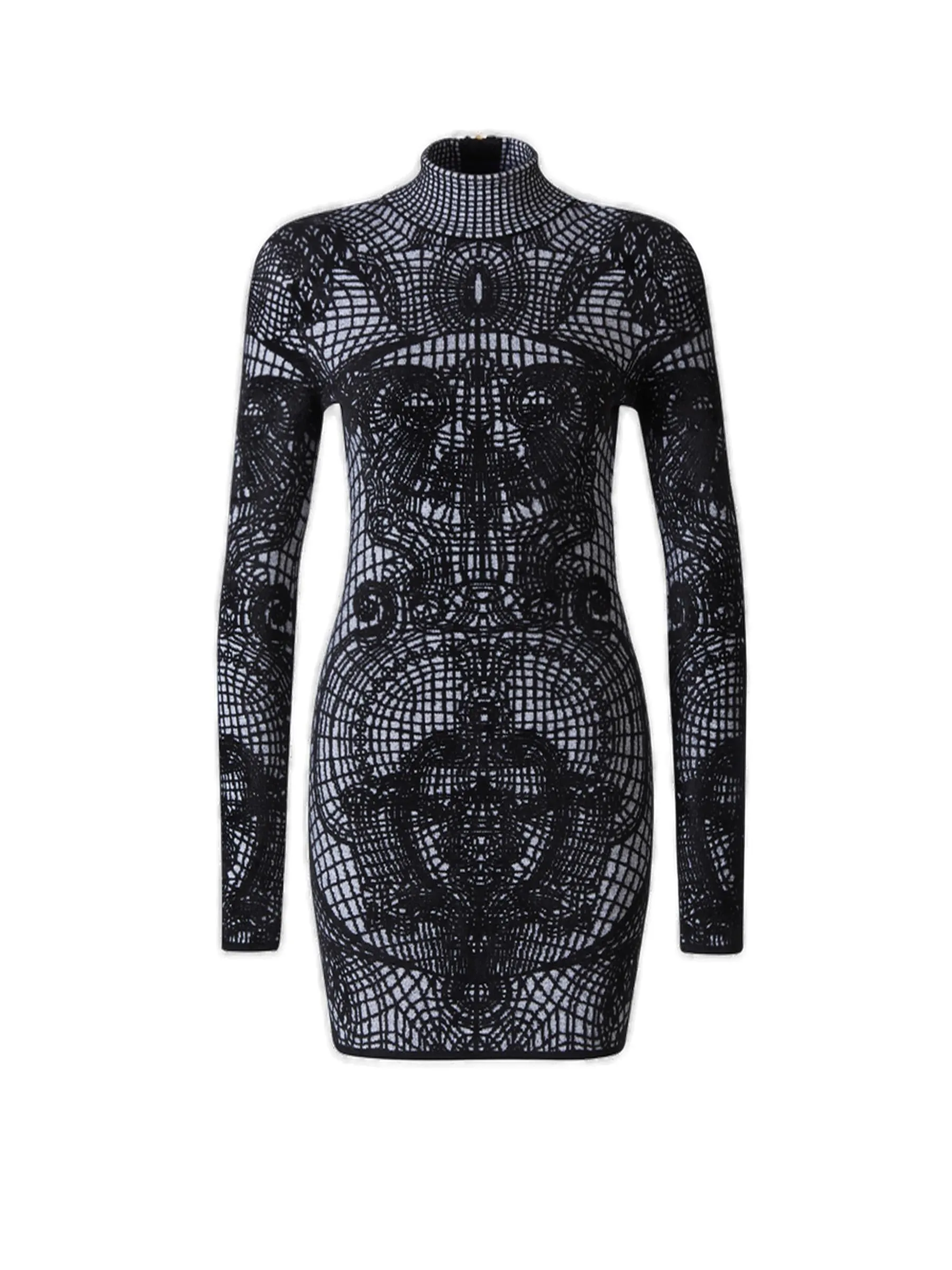 Balmain Printed Knitted Dress