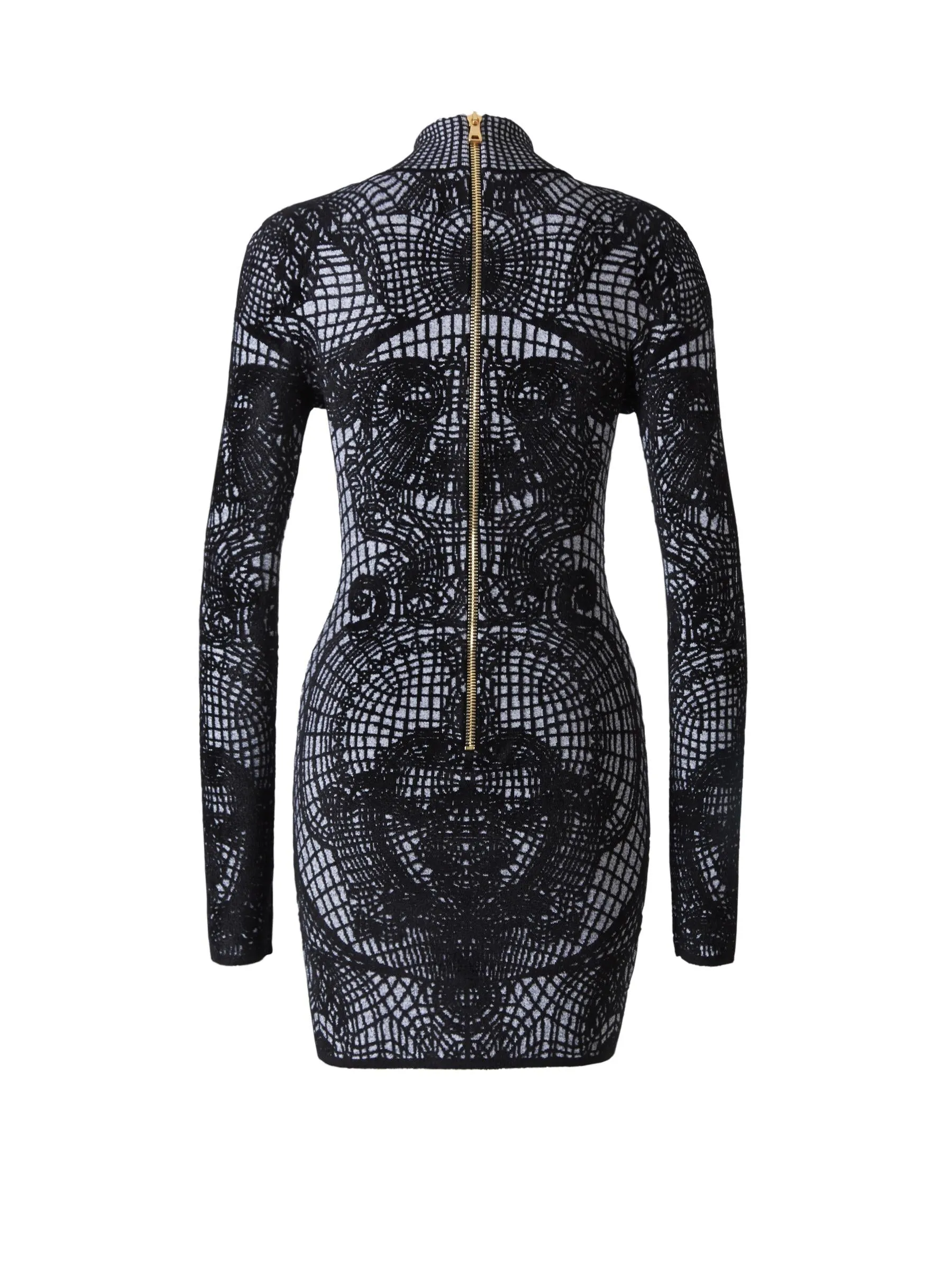 Balmain Printed Knitted Dress