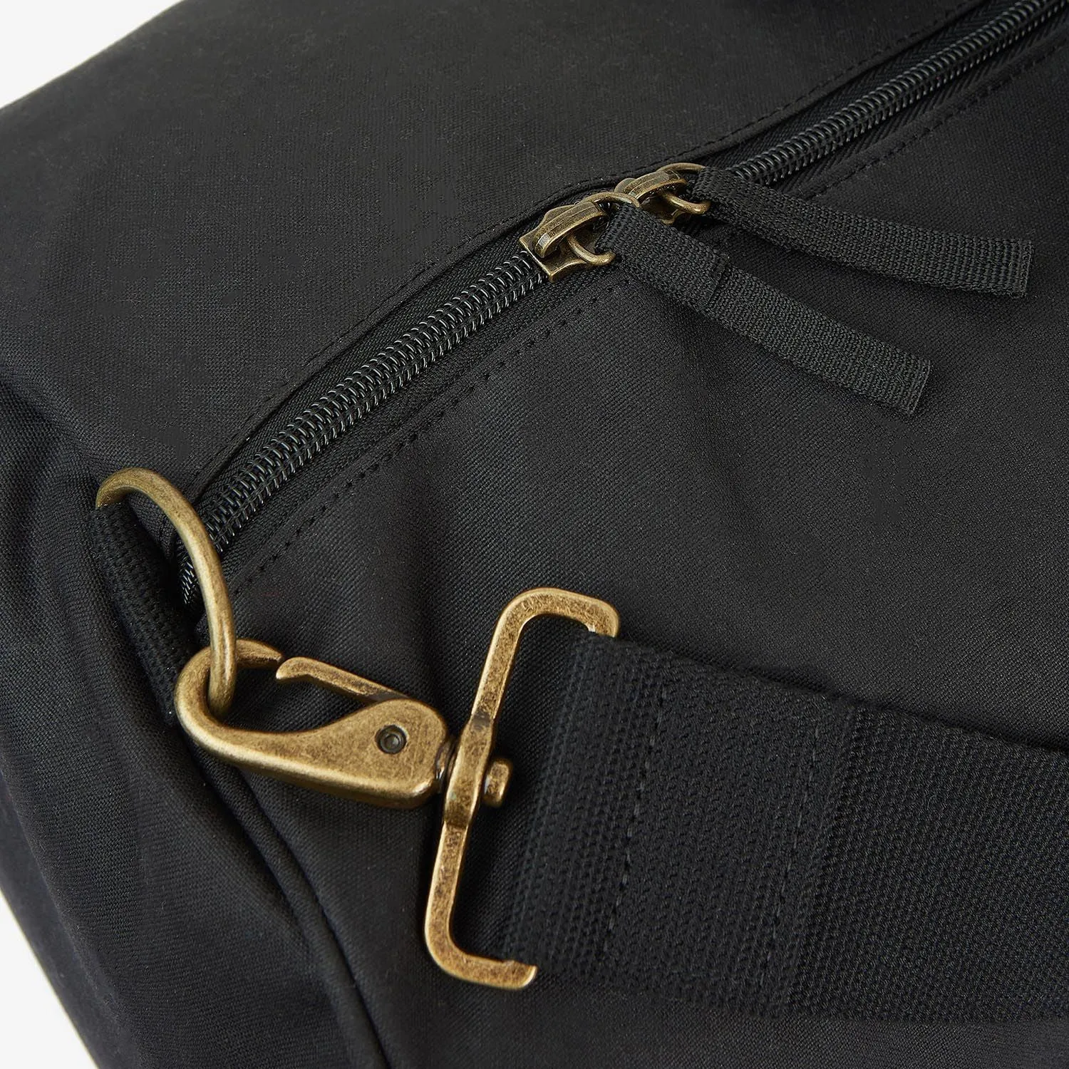 Barbour Explorer Wax Duffle Bag in Black