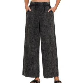 Beach Day's Gauze Washed Pants Ash Black