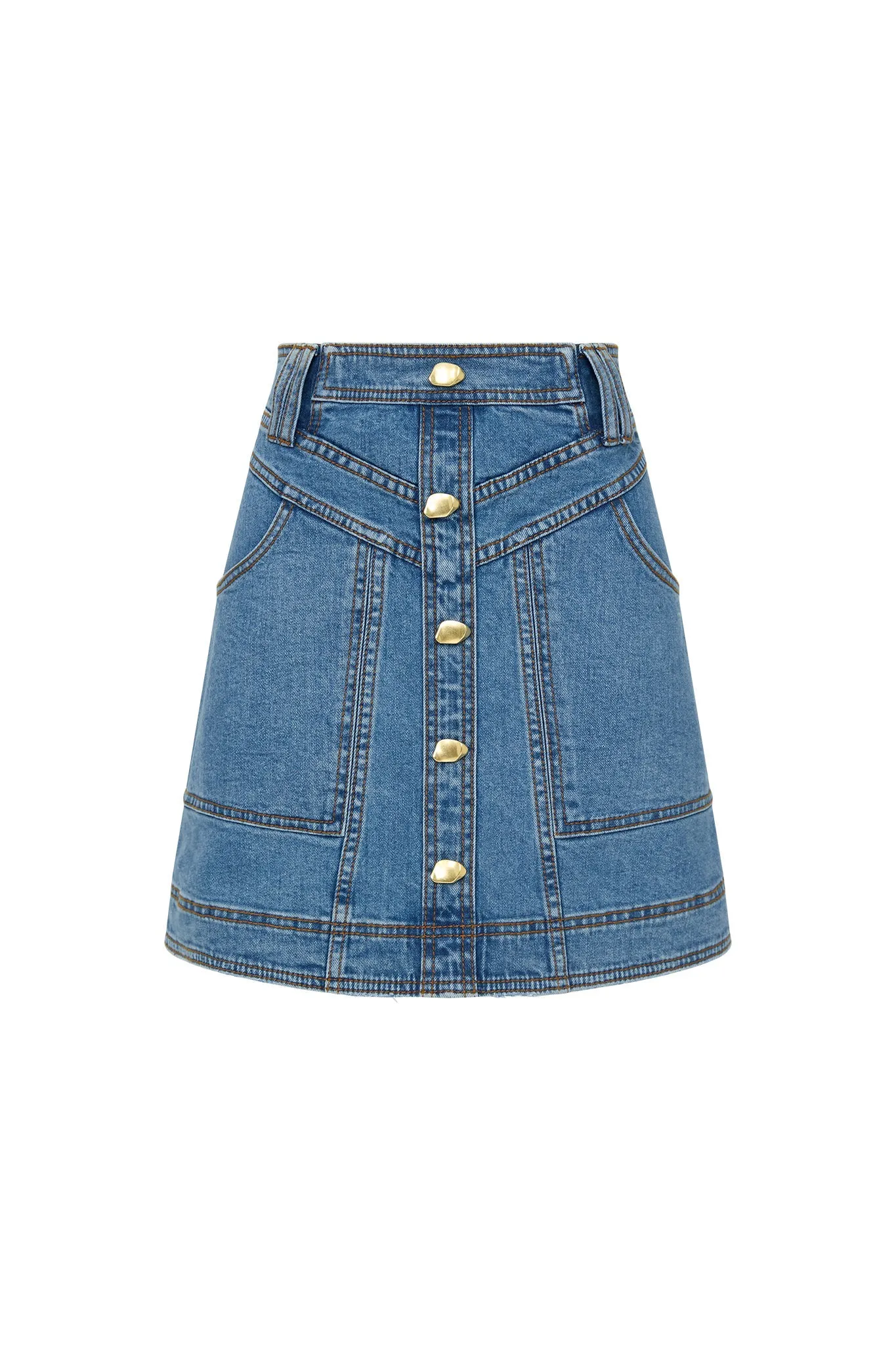 Belmond Denim Mini Skirt