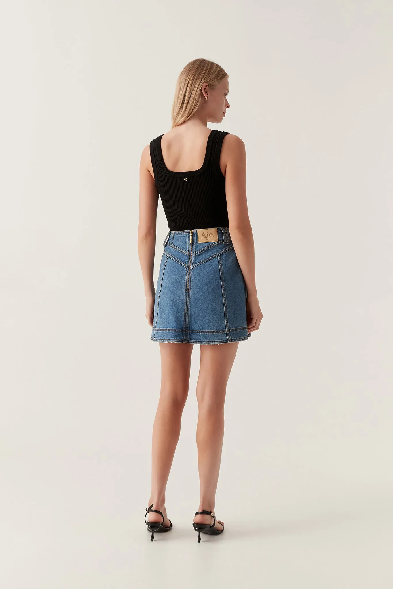 Belmond Denim Mini Skirt