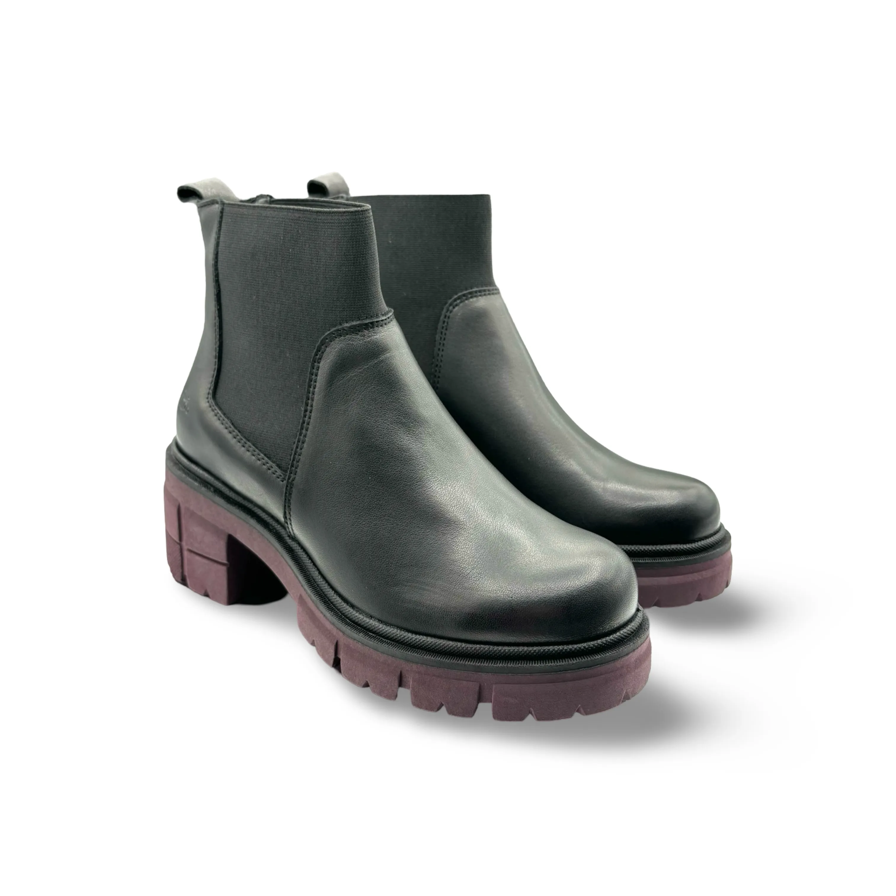 BIANC Black/Bordo WATERPROOF Boot