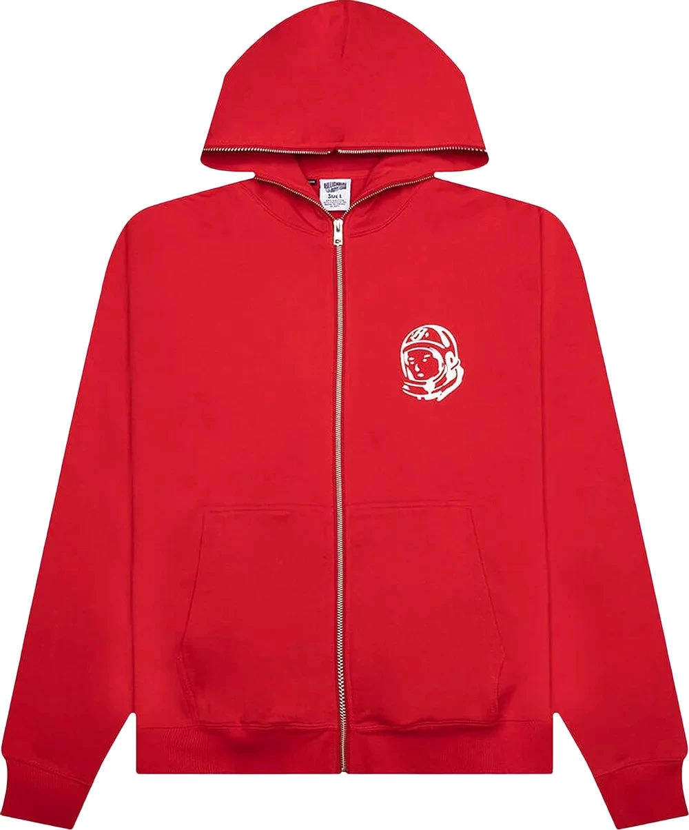 Billionaire Boys Club BB Helmet Zip Men's Hoodie Red