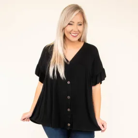 Bittersweet Beginnings Top, Black