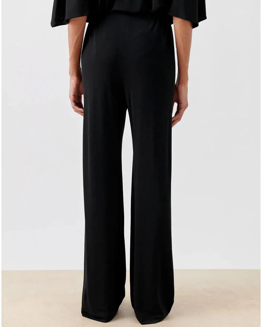 Black Matte Jersey Gigi Pant