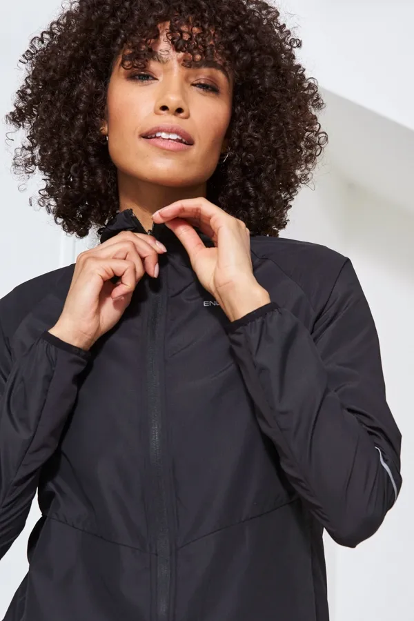 Black Motivate Activewear Zip Jacket With Pockets