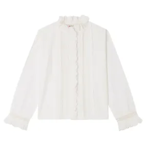 Bonpoint Child Tivi Blouse Milk White