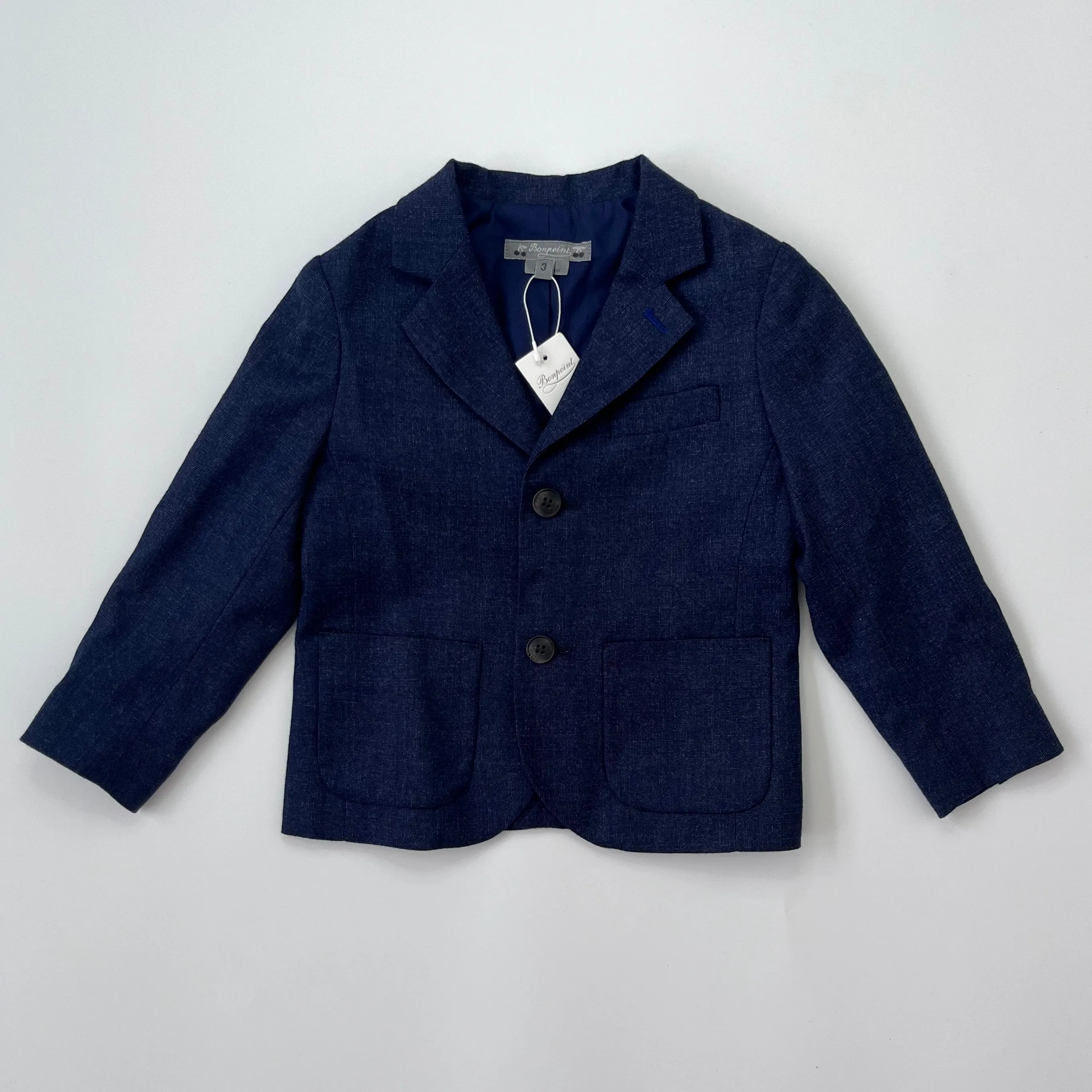 Bonpoint Navy Wool Blazer: 3 Years (Brand New)