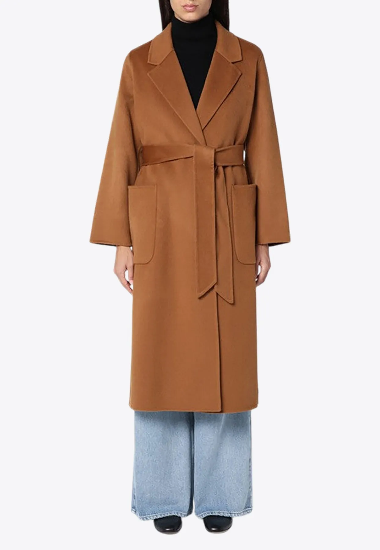 Celia Belted Wool Coat