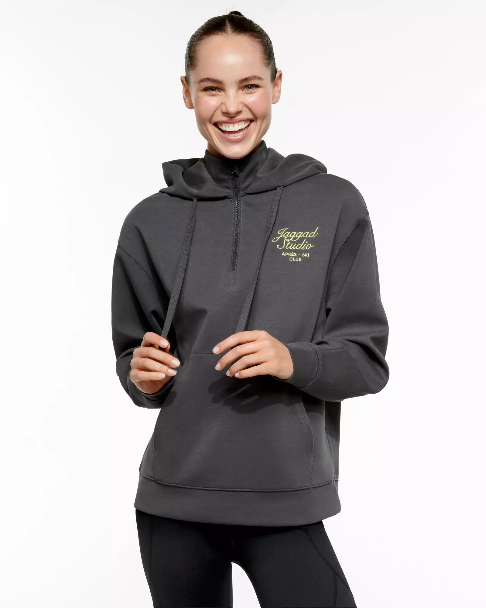 CHAMONIX BOYFRIEND HALF-ZIP SCUBA HOODIE MIDNIGHT