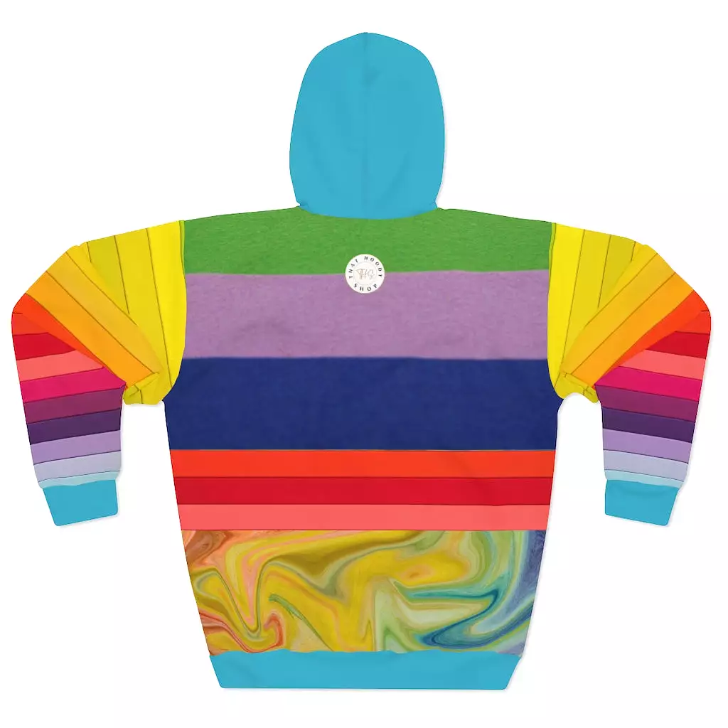 Color Me Rainbow Unisex Pullover Hoodie