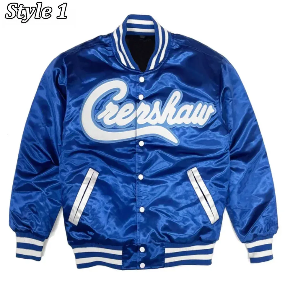 Crenshaw Headgear Classic Kobe Bryant 8 Satin Jacket