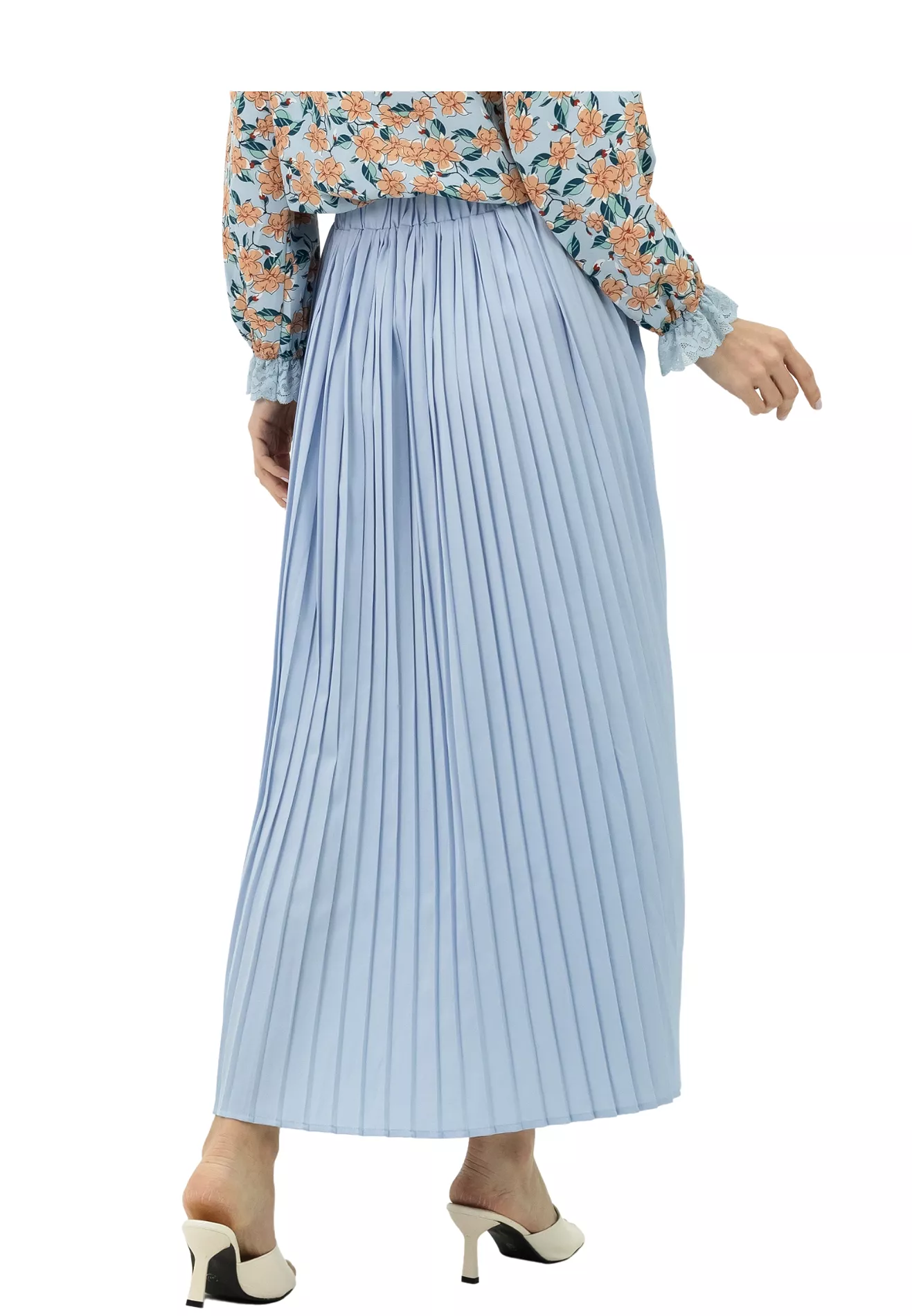 DAISY By VOIR Pleated Maxi Skirt