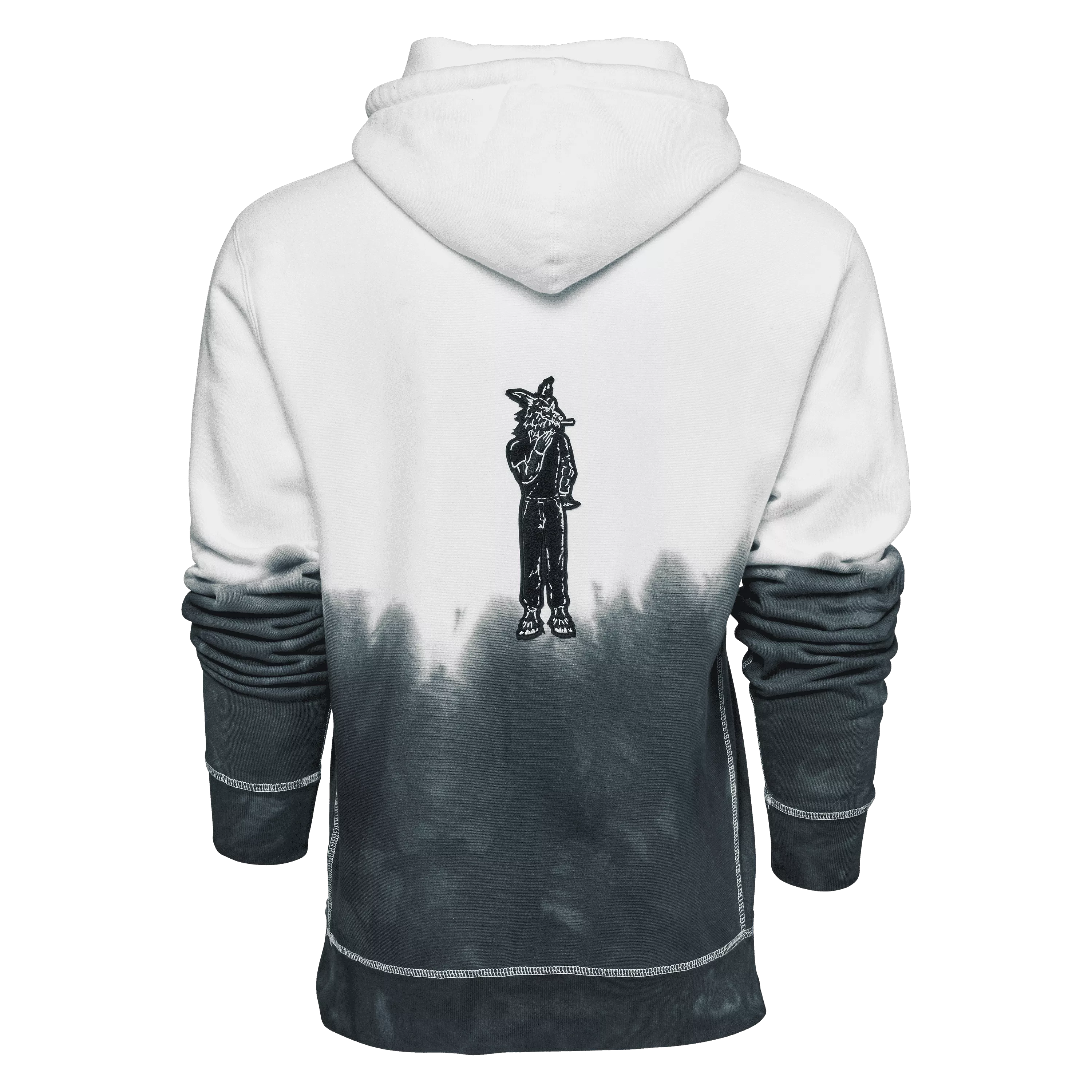 Devil Wolf Dip-Dye Hoodie