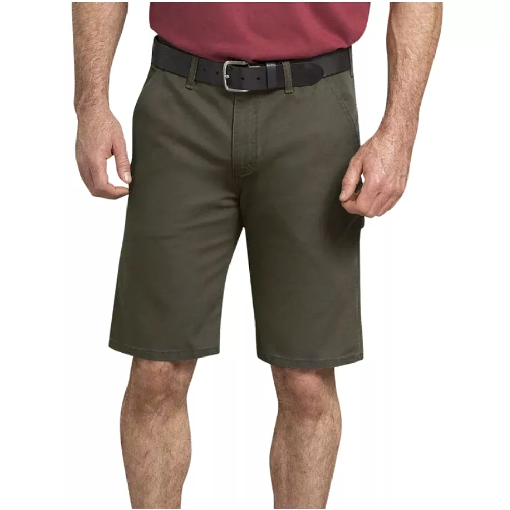 Dickies 11 Tough Max Men's Duck Carpenter Work Shorts DX802 - Green