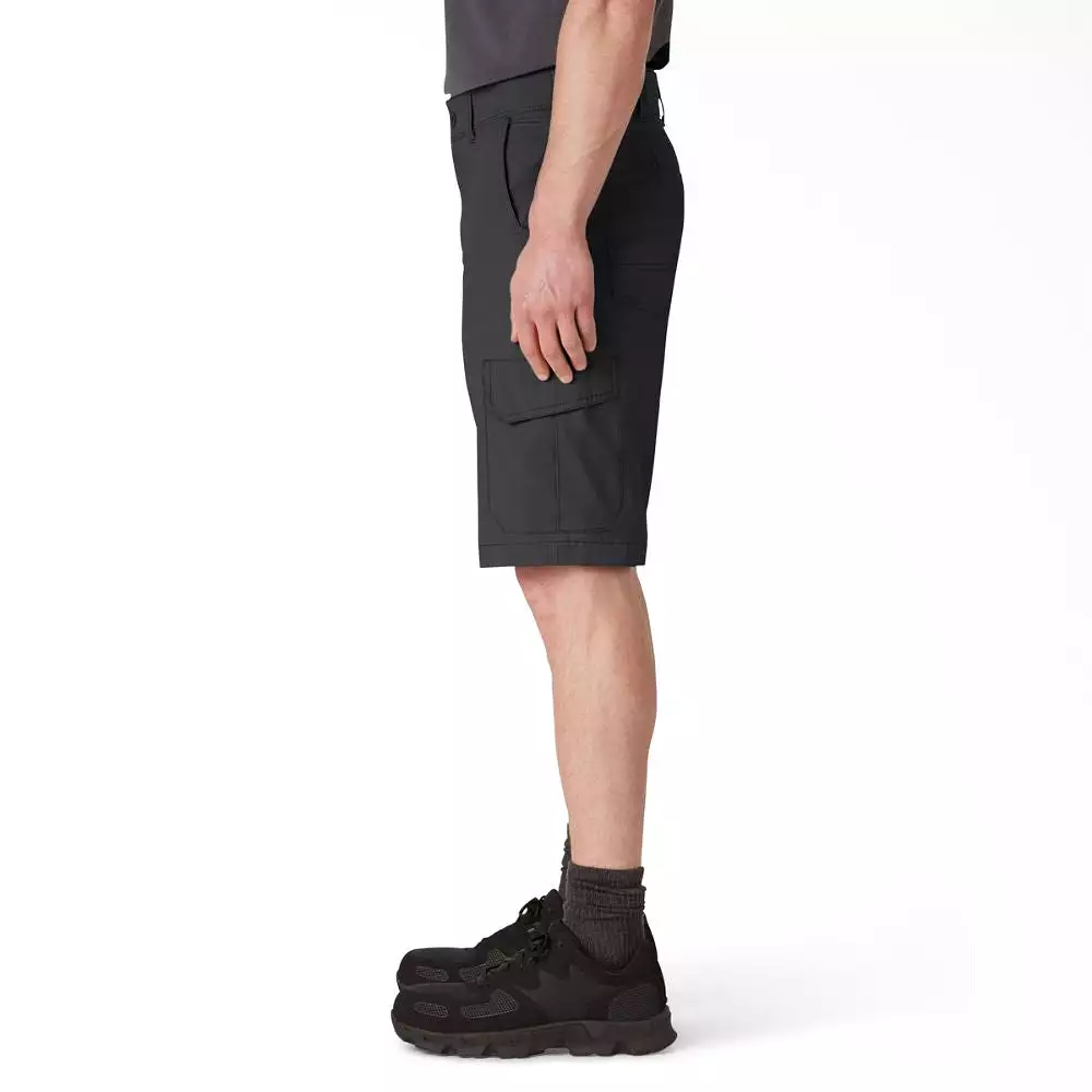 Dickies Men's 11 FLEX Cooling Performance Work Cargo Shorts SR607 - Black