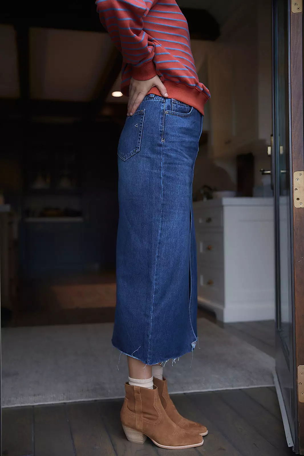 Everyday Jean Skirt