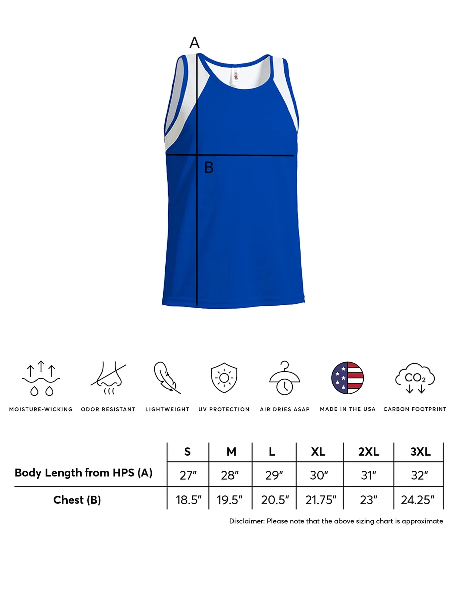 Expert Brand Oxymesh Men's Activewear Distance Tank