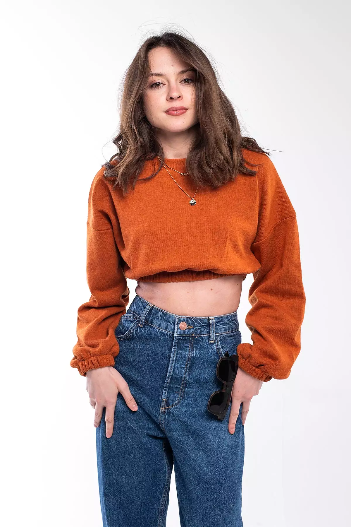 Fresh Crop Top Sweatshirt