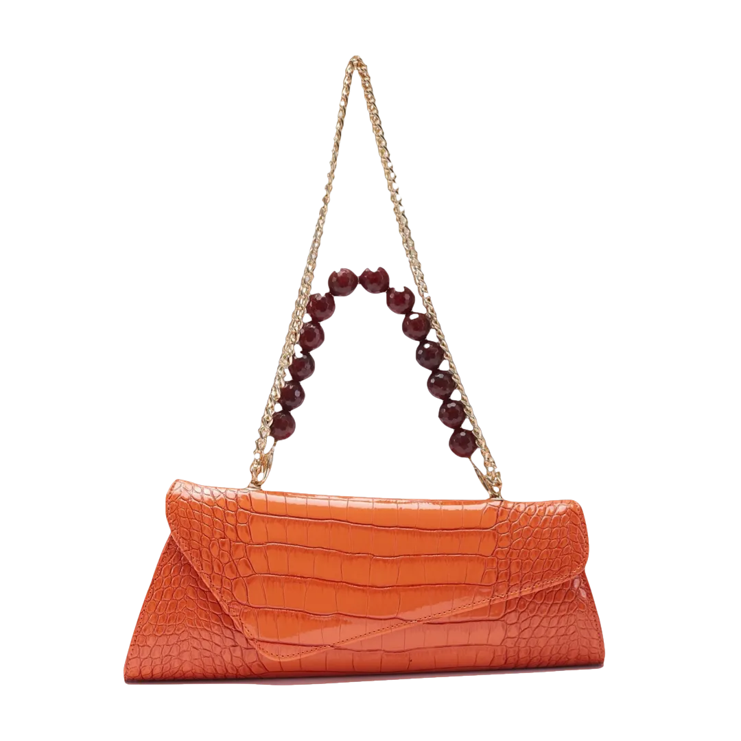 Ghalia - Orange - Clutch