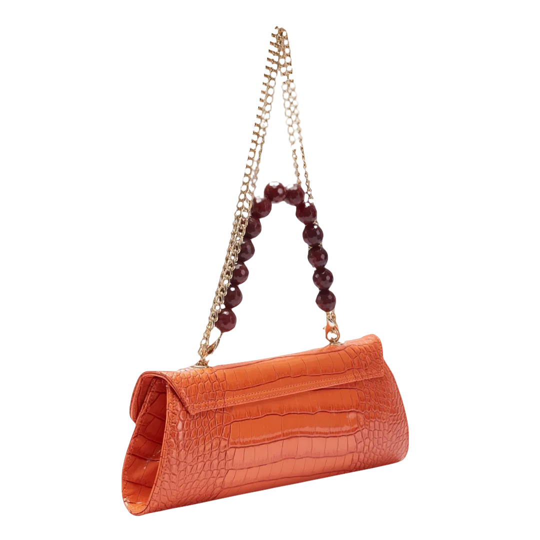 Ghalia - Orange - Clutch