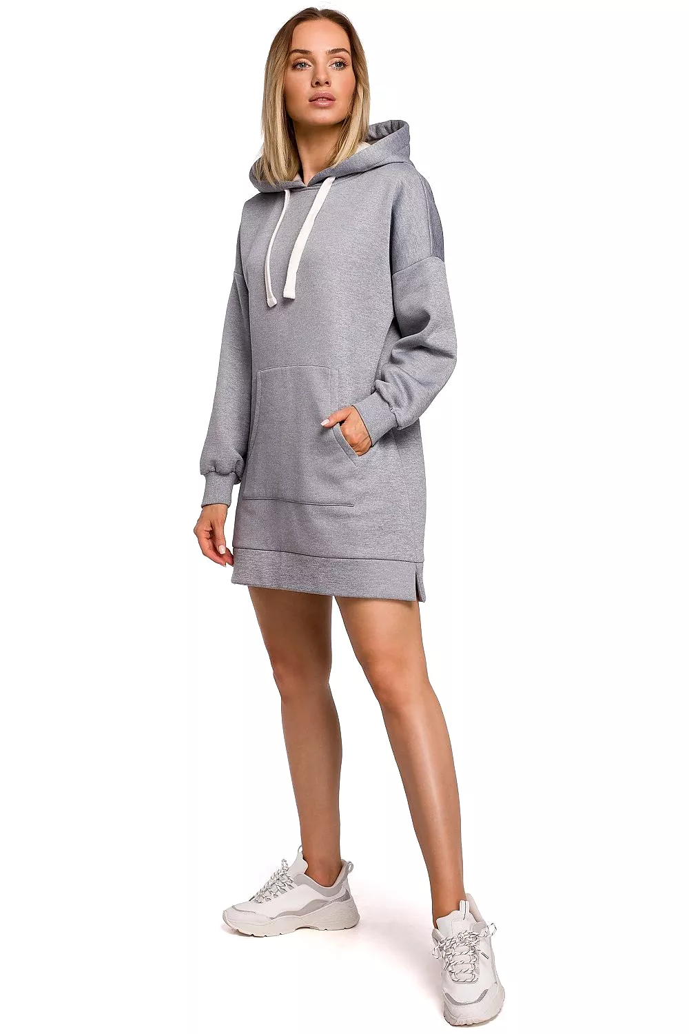 Grey Oversized Hoodie